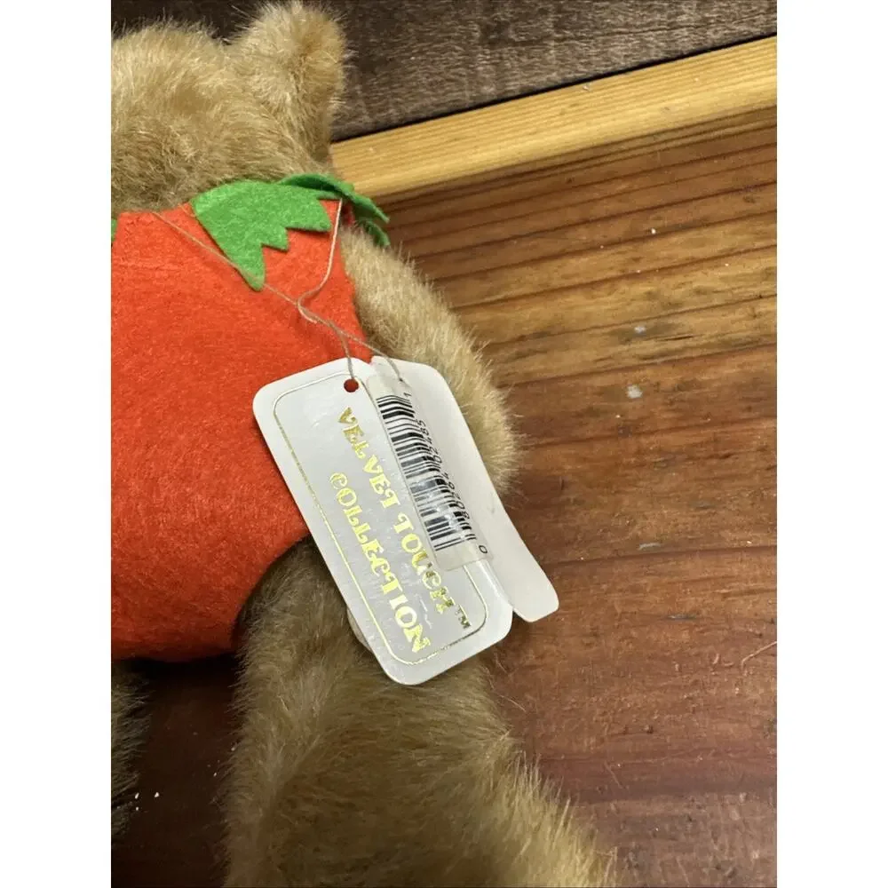 Jackie Lantern by Jerry Elsner #2485 Stuffed Plush Bear Pumpkin With Tags
